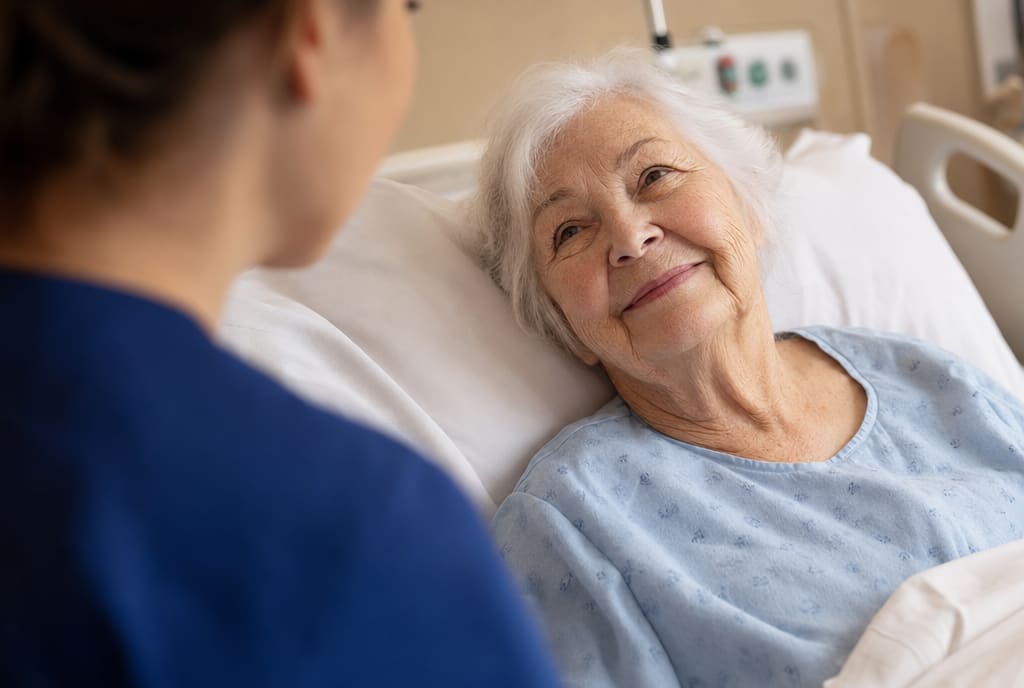 Carer chatting with a complex needs client at home